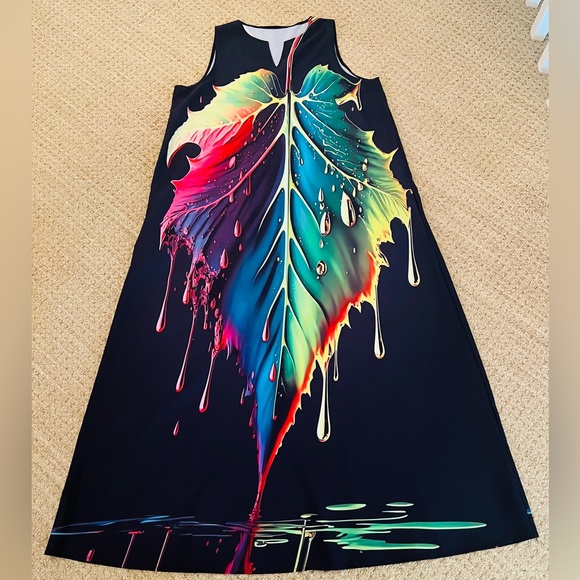 Vibrant Summer Dress - Picture 2 of 6